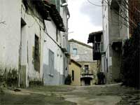 Calle típica, Casas rurales en Cáceres, Extremadura.
