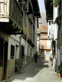 Calle Bueyes, turismo rural en el Valle del Jerte.