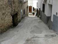 Calle adaptadas al terreno, Casas rurales en el Valle del Jerte.