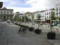 Casas rurales en Cáceres. Plaza Mayor.